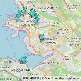 Mappa Via Fianona, 34145 Trieste TS, Italia (2.54727)