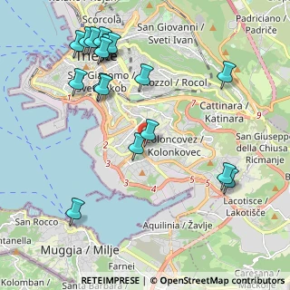 Mappa Via Fianona, 34145 Trieste TS, Italia (2.41222)