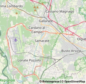 Mappa Samarate VA, Italia (3.875)