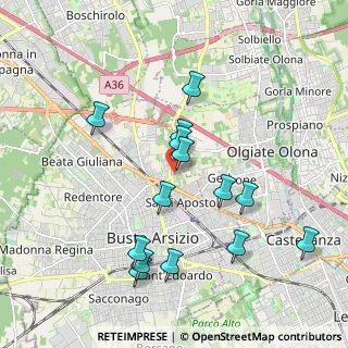 Mappa Via della Repubblica, 21052 Olgiate Olona VA, Italia (1.915)