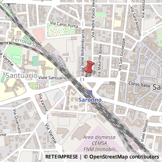 Mappa Via A. Diaz, 5, 21047 Saronno, Varese (Lombardia)