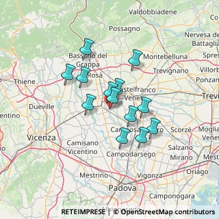 Mappa Via B. Trento, 35019 Tombolo PD, Italia (10.26)