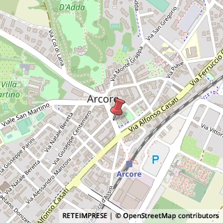 Mappa Via roma 10/a, 20043 Arcore, Monza e Brianza (Lombardia)