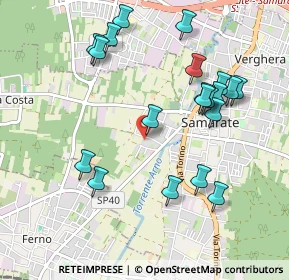 Mappa Via Como, 21017 Samarate VA, Italia (1.0305)