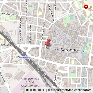 Mappa Corso Italia, 76 c, 21047 Saronno, Varese (Lombardia)