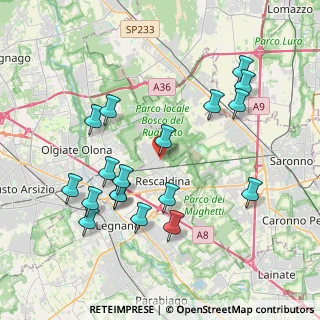 Mappa Via Enrico Fermi, 20027 Rescaldina MI, Italia (4.07389)