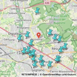 Mappa Via Po, 21050 Marnate VA, Italia (2.527)