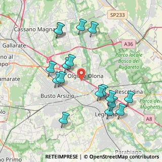 Mappa Via Papa Pio X, 21057 Olgiate Olona VA, Italia (3.98353)