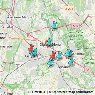 Mappa Via Papa Pio X, 21057 Olgiate Olona VA, Italia (3.27818)