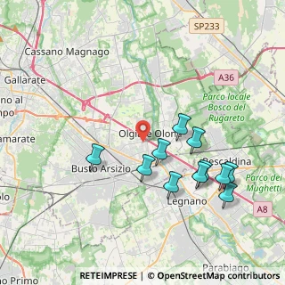 Mappa Via Papa Pio X, 21057 Olgiate Olona VA, Italia (3.87909)
