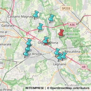 Mappa Via Papa Pio X, 21057 Olgiate Olona VA, Italia (3.48727)