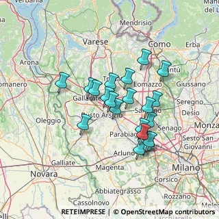Mappa Via Papa Pio X, 21057 Olgiate Olona VA, Italia (11.0005)