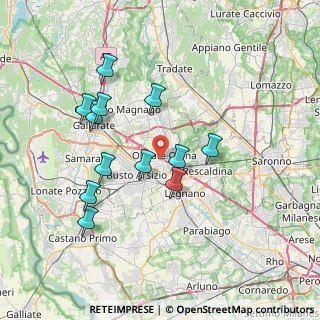 Mappa Via Papa Pio X, 21057 Olgiate Olona VA, Italia (6.94667)