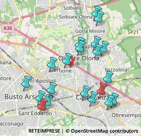 Mappa Via Papa Pio X, 21057 Olgiate Olona VA, Italia (2.096)