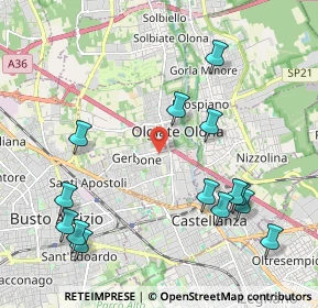 Mappa Via Papa Pio X, 21057 Olgiate Olona VA, Italia (2.39929)