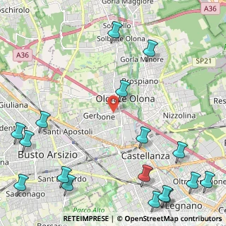 Mappa Via Papa Pio X, 21057 Olgiate Olona VA, Italia (3.33235)