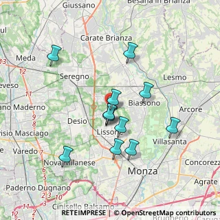 Mappa Via dei Platani, 20851 Lissone MB, Italia (3.11833)