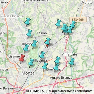 Mappa Via Giovanni Pascoli, 20862 Arcore MB, Italia (4.08529)