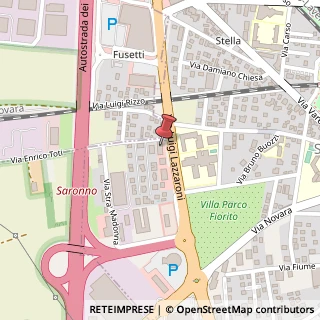 Mappa Via Luigi Lazzaroni, 5, 21047 Saronno, Varese (Lombardia)