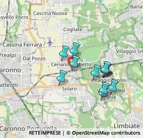 Mappa Via I Maggio, 20816 Ceriano Laghetto MB, Italia (1.5075)