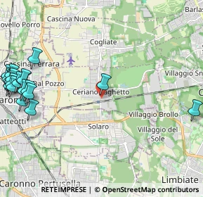Mappa Via I Maggio, 20816 Ceriano Laghetto MB, Italia (3.166)