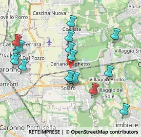 Mappa Via I Maggio, 20816 Ceriano Laghetto MB, Italia (2.07813)