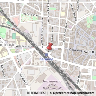 Mappa Piazza Luigi Cadorna, 26, 21047 Saronno, Varese (Lombardia)