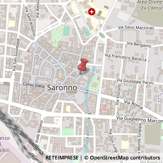 Mappa Via Giuditta Pasta, 4, 21047 Saronno, Varese (Lombardia)