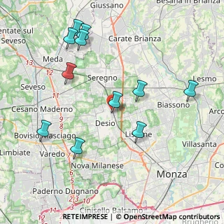 Mappa Strada Cinque, 20832 Desio MB, Italia (4.41091)