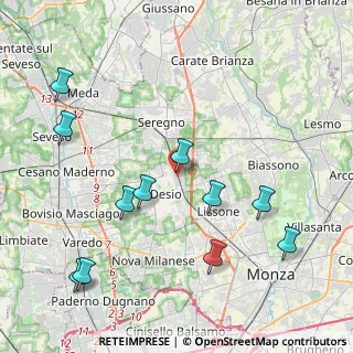 Mappa Strada Cinque, 20832 Desio MB, Italia (4.75182)