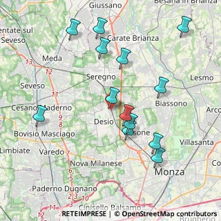 Mappa Strada Cinque, 20832 Desio MB, Italia (4.11846)
