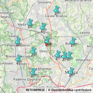 Mappa Strada Cinque, 20832 Desio MB, Italia (4.48385)
