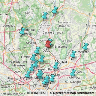 Mappa Strada Cinque, 20832 Desio MB, Italia (9.7885)