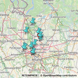 Mappa Strada Cinque, 20832 Desio MB, Italia (10.77)