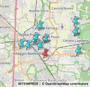 Mappa Via Parini, 21047 Saronno VA, Italia (1.68417)