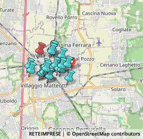 Mappa Via Parini, 21047 Saronno VA, Italia (1.3695)