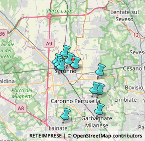 Mappa Via Parini, 21047 Saronno VA, Italia (2.67909)