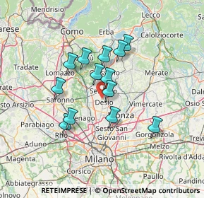 Mappa Desio, 20033 Desio MB, Italia (10.86)