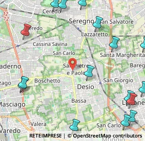 Mappa Desio, 20033 Desio MB, Italia (3.18625)