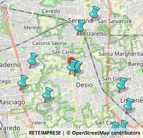 Mappa Desio, 20033 Desio MB, Italia (2.59091)