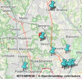 Mappa Desio, 20033 Desio MB, Italia (5.38)