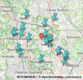 Mappa Desio, 20033 Desio MB, Italia (3.924)