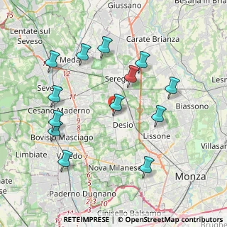 Mappa Desio, 20033 Desio MB, Italia (4.14769)