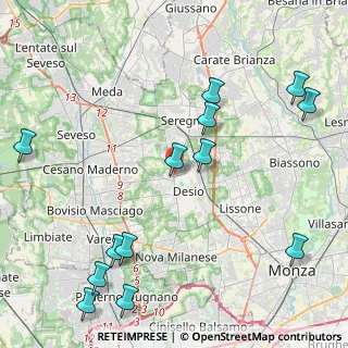 Mappa Desio, 20033 Desio MB, Italia (5.38769)