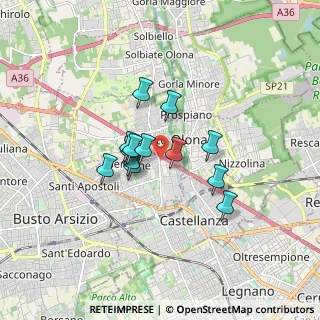Mappa Via Monte Grappa, 21057 Olgiate Olona VA, Italia (1.16769)