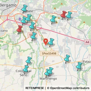 Mappa Via Falcone e Borsellino, 24050 Cavernago BG, Italia (5.25938)