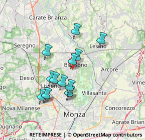 Mappa Scuole Medie, 20853 Biassono MB, Italia (3.10071)