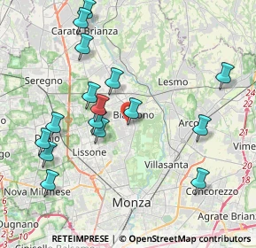 Mappa Scuole Medie, 20853 Biassono MB, Italia (4.2425)