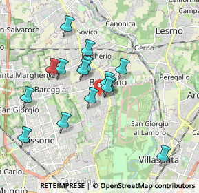 Mappa Scuole Medie, 20853 Biassono MB, Italia (1.63467)