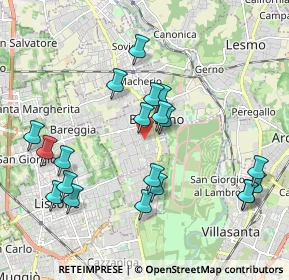 Mappa Scuole Medie, 20853 Biassono MB, Italia (2.0685)